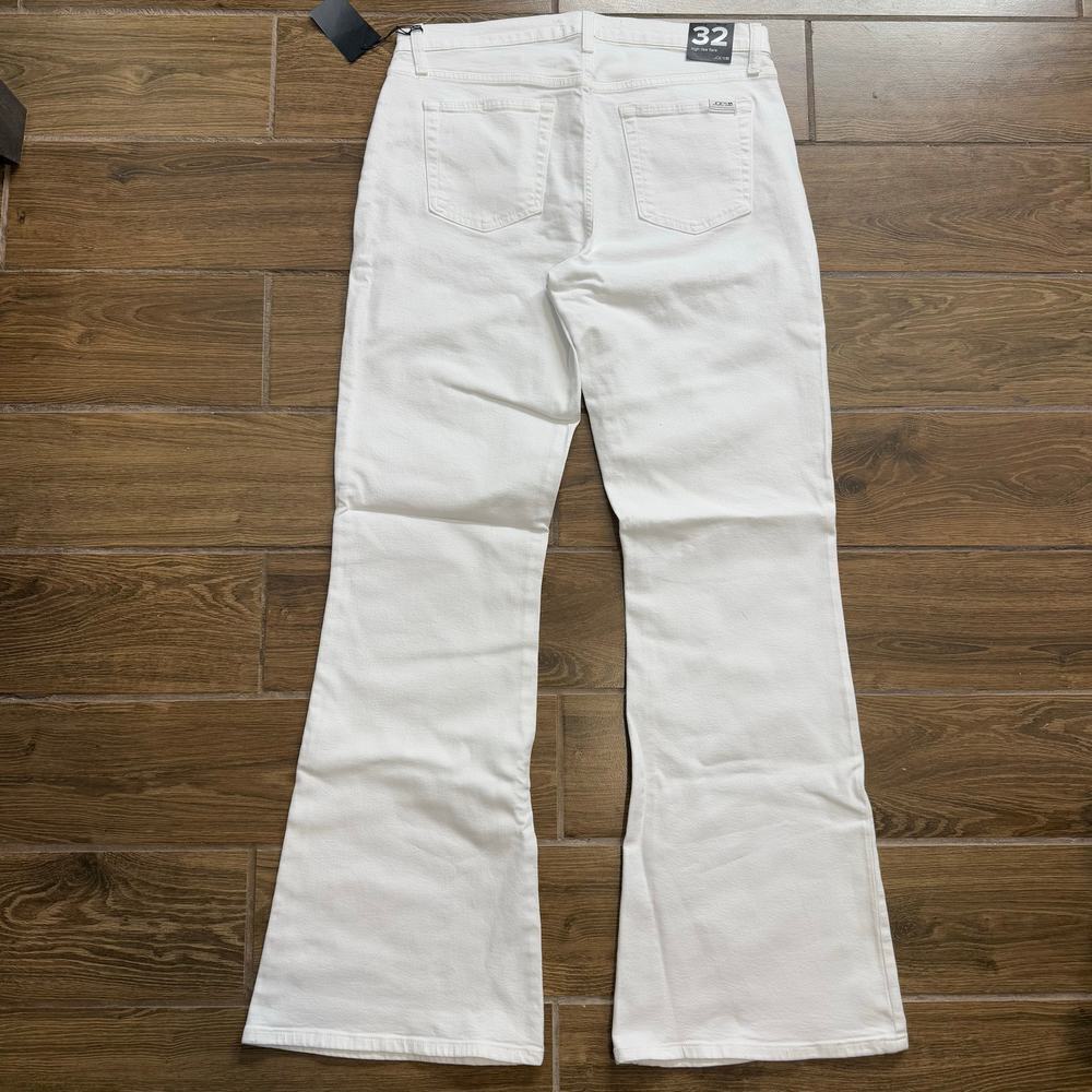 Joes High Rise Flare Pants, White, 32 - Picture 2 of 5
